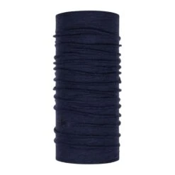 Buff Midweight Merino Wool _ Night Blue Melange Donkerblauw One